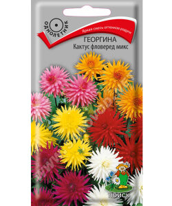 Георгина Кактус Фловеред Микс Георгина Кактус Фловеред Микс
