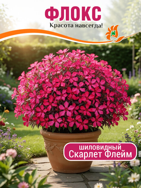 Флокс Скарлет Флейм, шиловидный